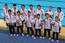 【水泳・水球】日本チーム、銀メダルを獲得！