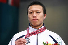 【空手道】男子組手75kg級、松久選手が銀メダルを獲得！