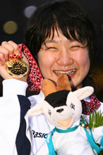 【空手道】女子組手60kg級、佐藤選手が金メダルを獲得！