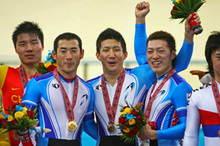 【自転車】男子チームスプリントで日本チームが金メダル！