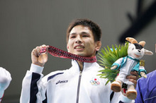 【レスリング】グレコローマン66kg級で飯室選手が銅メダルを獲得！