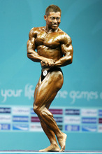 Joc ボディビル 75kg級 谷野選手が銀メダルを獲得