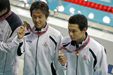 【競泳男子200m個人メドレー】佐野選手が金メダル、高桑選手が銀メダルを獲得！ 