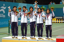 【ソフトテニス】女子団体、銀メダルを獲得！ 