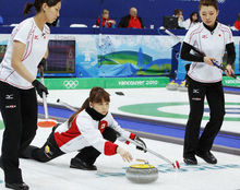 カーリング女子 予選　ロシア対日本