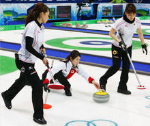 カーリング女子 予選　ロシア対日本