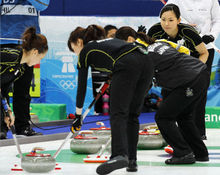 カーリング女子 予選　日本対スイス