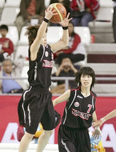 バスケットボール｜大神雄子選手｜渡辺由夏選手