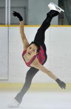 スケート、鈴木明子が練習公開 フィギュア女子