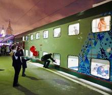 モスクワ―ソチに新列車 ロシア初の２階建て車両