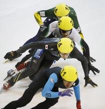 ショートＷ杯、坂下が予選通過 五輪予選、男子５００ｍ