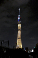 東京スカイツリーで年越し特別ライティング