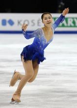 フィギュア五輪代表の村上初Ｖ 四大陸選手権、宮原２位