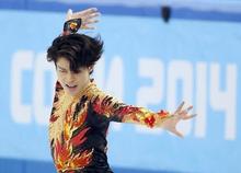 羽生結弦、日本男子初の金 フィギュアスケート・１４日