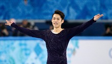 金メダルを獲得した羽生選手