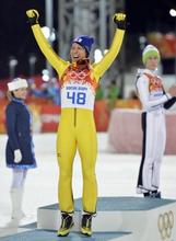 葛西、日本最年長４１歳でメダル ジャンプ男子ラージヒル