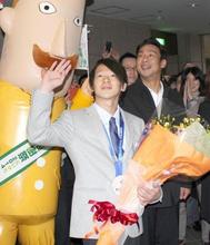 銀の平野選手に新潟県民栄誉賞 「自分の滑り見せられた」