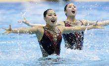 シンクロ、チームの日本が優勝 日本選手権最終日