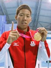 男子２００平で渡辺が金メダル 南京ユース五輪第５日