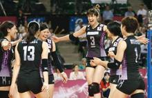 バレー女子、日本は２連勝 ＷＧＰ決勝リーグ