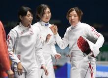 女子エペ団体は銅メダル アジア大会フェンシング
