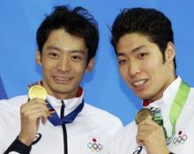 入江がＶ３、鈴木も金 アジア大会競泳