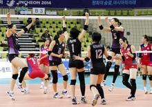 日本、チャイニーズ・タイペイ下して４強入り アジア大会バレーボール