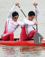水本、鈴木組は４位 アジア大会カヌー