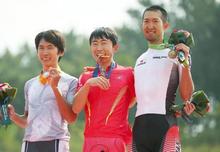 山本が銅メダル、沢田７位 アジア大会自転車