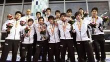 日本は銀メダル アジア大会水球