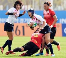 男女ともに準決勝へ アジア大会ラグビー