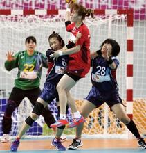 日本、韓国に敗れ銀メダル アジア大会ハンドボール