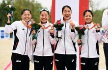団体で銀メダル アジア大会近代五種