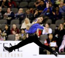 フィギュアＧＰ、町田樹が２連覇 女子ＳＰ今井は８位