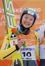 ユニバ、ジャンプ女子で小林が銀 今大会日本勢初のメダル