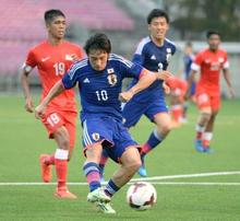 サッカーＵ―２２、８点で快勝 シンガポールと親善試合