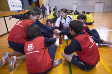 平成26年度「JOCオリンピック教室」　北区立稲付中学校で開催