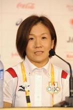 【柔道】銅メダルの谷亮子選手、JOCジャパンハウスで記者会見