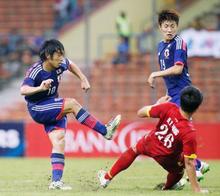 Ｕ―２２日本が２連勝 中島２得点、突破へ前進