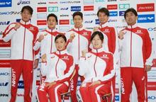 世界水泳に萩野、瀬戸、渡部ら １４歳池江も、代表２５人