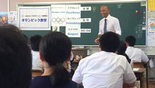 平成27年度「JOCオリンピック教室」　高崎市立吉井西中学校で開催