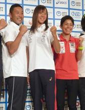 トライアスロン上田、頂点へ自信 日本選手権出場の有力選手が会見