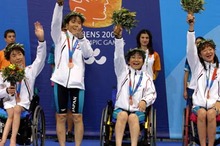 アテネパラリンピックで日本は52個のメダルを獲得