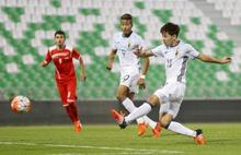 サッカーＵ２３、シリアに勝つ 最終予選へ非公開で試合