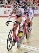 自転車女子オムニアムで枠確実に スプリントは逃す