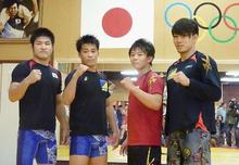 五輪レスリング男子代表合宿公開 高谷ら精力的に練習