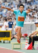 三段跳びは山下航平が初Ｖ 関東学生陸上最終日