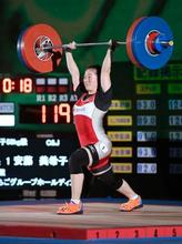 重量挙げ、安藤５８キロ級３連覇 全日本選手権第２日