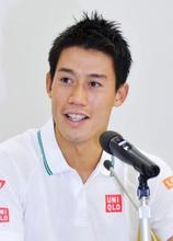 錦織がリオへ意気込み 「いいニュース届ける」