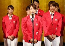 女子ホッケーが壮行会 永井監督「一丸となる」